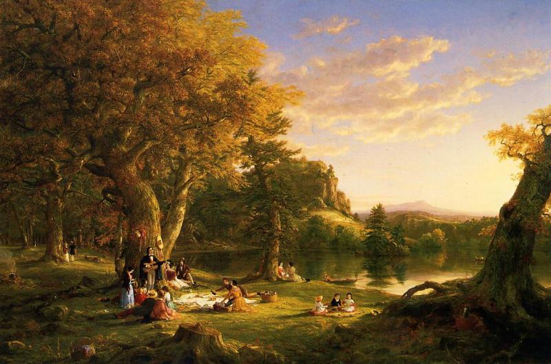 Thomas Cole Picnic Germany oil painting art